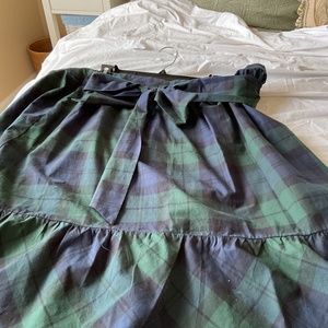 J Crew Blackwatch tartan plaid skirt